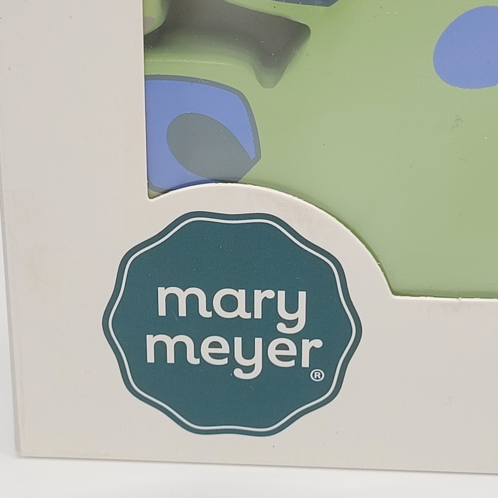 Mary Meyer Little Wood Dinosaur Blocks 7 Pieces 18mo+ Play Gift Infants Baby NEW - Picture 3 of 11